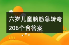 6岁儿童脑筋急转弯大全及答案,6岁儿童脑筋急转弯精选与解答