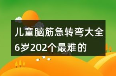 6岁儿童猜谜语大全及答案,6岁儿童猜谜语大全解析